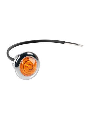 ΦΩΣ ΟΓΚΟΥ 12/24V LED ΠΟΡΤΟΚΑΛΙ ΣΤΡΟΓΓΥΛΟ 19,5mm 1ΤΕΜ.