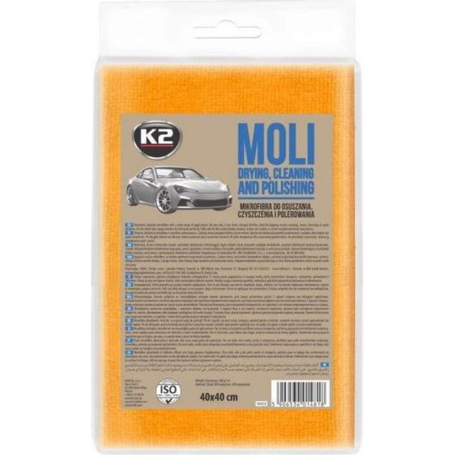 K2 MOLI Πετσέτα στεγνώματος με μικροϊνες 40x40cm
