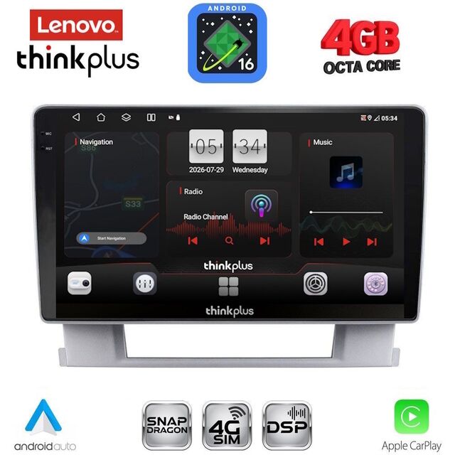 LENOVO LTG 7482_CPA (9inc) MULTIMEDIA TABLET for OPEL ASTRA J mod. 2010-2016
