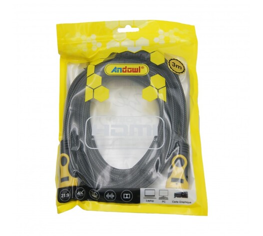 HDMI ΚΑΛΩΔΙΟ 3m ANDOWL AN-QHD30