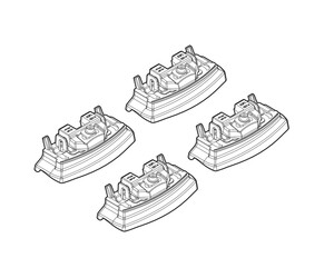 ΑΚΡΑ ΓΙΑ ΜΠΑΡΕΣ NORDRIVE ΓΙΑ KIA SOUL 01/14+ KIT