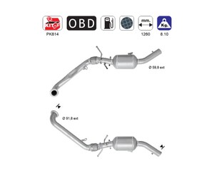 ΦΙΛΤΡΟ DPF ΣΙΛΙΚΟΝΟΥΧΟ ΚΑΡΒΙΔΙΟ SIC MERCEDES A160/A180/A200 W169/W245 2.0TD 1991cc 2004-2012
