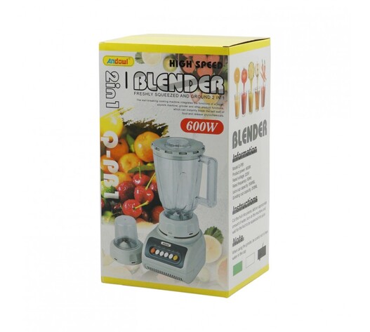 ΜΠΛΕΝΤΕΡ ΓΙΑ SMOOTHIES ΜΕ ΠΛΑΣΤΙΚΗ ΚΑΝΑΤΑ ANDOWL Q-PB1