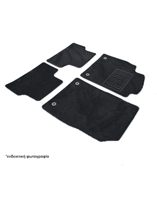 Cik -  ΠΑΤΑΚΙΑ ΜΟΚΕΤΑ ΓΙΑ NISSAN QASHQAI J12 2020+ ΣΕ ΜΑΥΡΟ ΧΡΩΜΑ ΜΕ ΚΟΥΜΠΩΜΑΤΑ - 4 ΤΕΜ. (VM.NI.840633/CK)