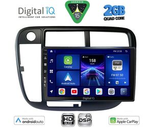 DIGITAL IQ BXC 3186_CPAA CLIMA (9inc) MULTIMEDIA TABLET for HONDA CIVIC mod. 1995-2001