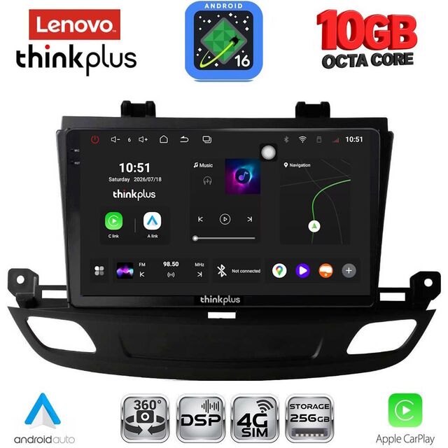 LENOVO LTM 11493_CPA (9inc) MULTIMEDIA TABLET for OPEL INSIGNIA mod. 2018-2024