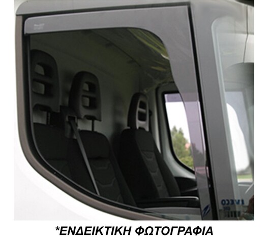 ΑΝΕΜΟΘΡΑΥΣΤΕΣ ΓΙΑ RENAULT TRAFIC 2 2D 2001-2014 ΖΕΥΓΑΡΙ VAN ΑΠΟ ΕΥΚΑΜΠΤΟ ΦΙΜΕ ΠΛΑΣΤΙΚΟ HEKO - 2 ΤΕΜ.