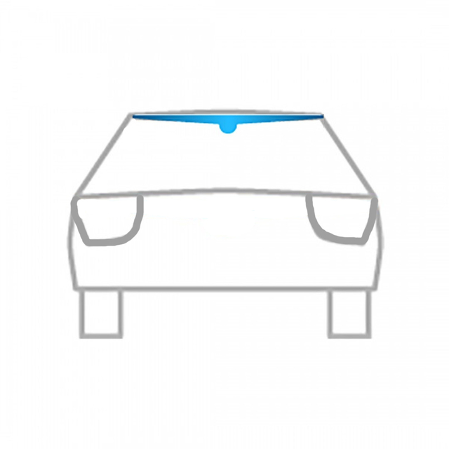 ΑΝΕΜΟΘΡΑΥΣΤΗΣ ΠΙΣΩ ΠΑΡΜΠΡΙΖ ΓΙΑ FIAT PANDA 5D 09/2003+