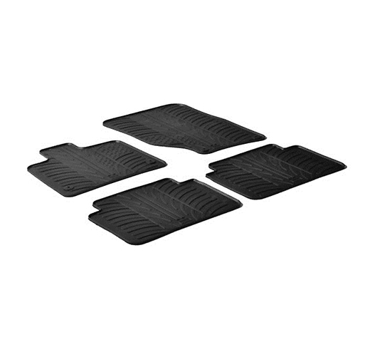 LAMPA - ΠΑΤΑΚΙΑ ΑΥΤΟΚΙΝΗΤΟΥ ΑΠΟ ΛΑΣΤΙΧΟ ΓΙΑ AUDI Q7 03/2006-05/2015 ΣΕ ΜΑΥΡΟ ΧΡΩΜΑ ME ΚΟΥΜΠΩΜΑΤΑ - 4 ΤΕΜ.
