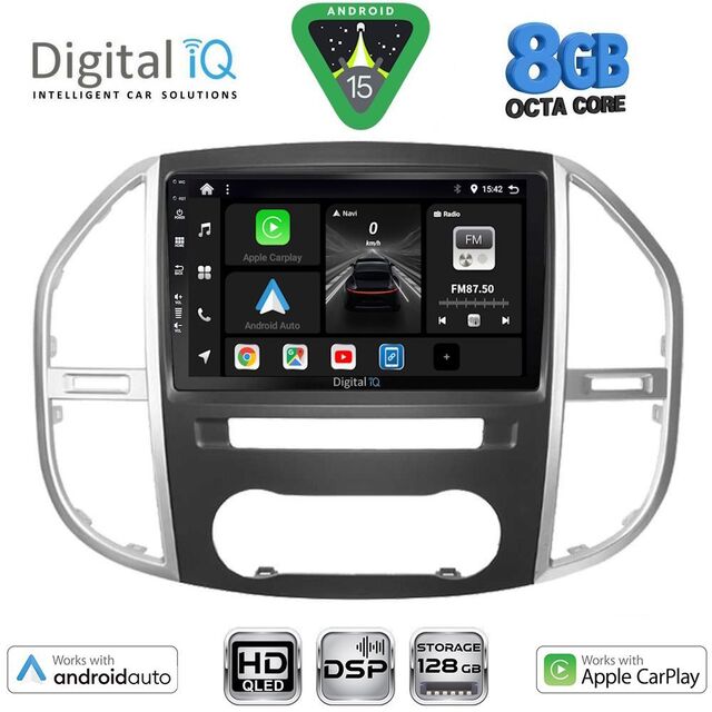 DIGITAL IQ BXF 7429_CPAA (10inc) MULTIMEDIA TABLET for MERCEDES VITO – VIANO  (W447) mod. 2015-2024