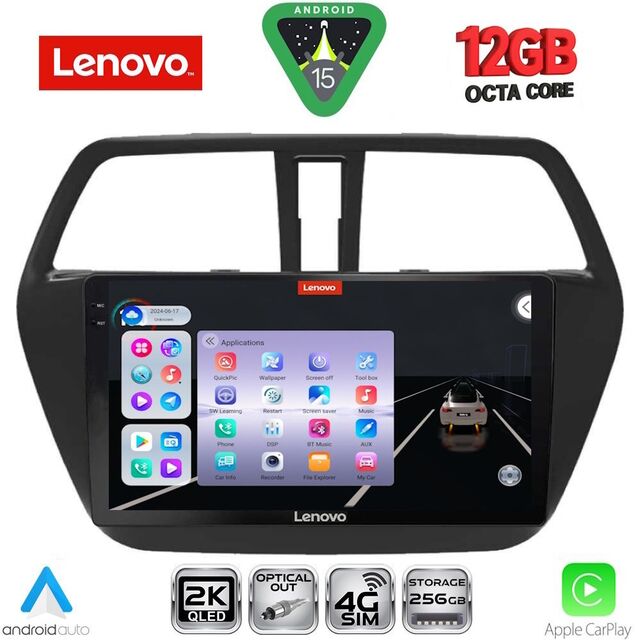LENOVO SSZ 12689_CPA (9inc) MULTIMEDIA TABLET for SUZUKI SX4 S-CROSS mod. 2014-2021