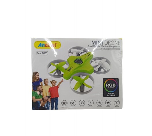 mini DRONE ANDOWL ΜΕ LED RGB ΦΩΤΙΣΜΟ Q-X10M
