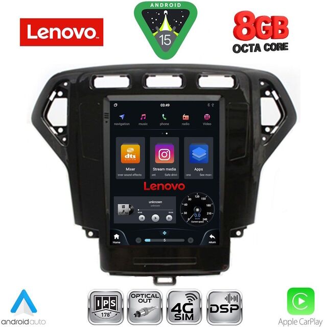 LENOVO SSW 10957_CPA TESLA STYLE for FORD MONDEO mod. 2007-2010