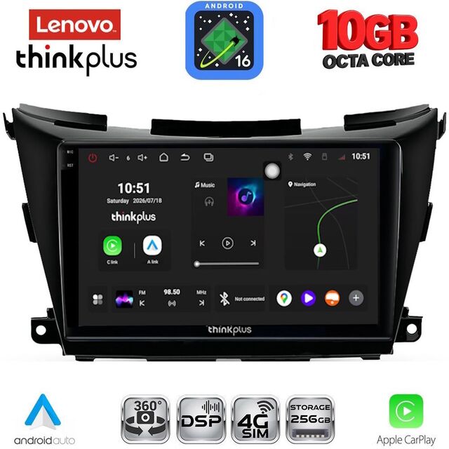 LENOVO LTM 11462B_CPA (9inc) MULTIMEDIA TABLET for NISSAN MURANO mod. 2017-2025