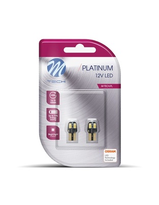 T10 W5W 12V W2,1x9,5d 4xSMD5630 LED CAN-BUS ΘΕΡΜΟ ΛΕΥΚΟ (ΚΑΡΦΩΤΟ ΑΚΑΛΥΚΟ) BLISTER 2ΤΕΜ. M-TECH