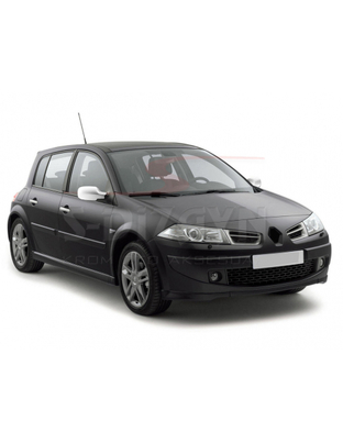 ΚΑΠΑΚΙΑ ΚΑΘΡΕΠΤΗ ΧΡΩΜΙΟΥ ΜΕΤΑΛΛΙΚΑ ΓΙΑ RENAULT MEGANE 2 04-10 Χρωμίου ABS