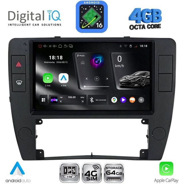 DIGITAL IQ RTG 6749_CPA  (9inc) MULTIMEDIA TABLET for VW PASSAT mod. 2000-2005