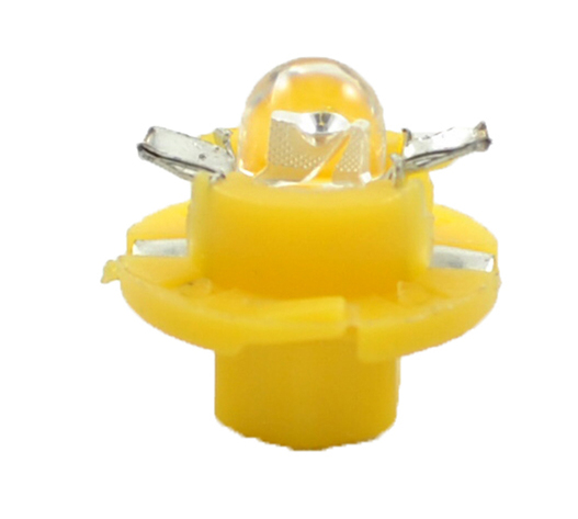 BAX 12V B8,4d 0,2W LED 1xFLUX 5mm ΚΙΤΡΙΝΟ 1ΤΕΜ.