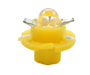 BAX 12V B8,4d 0,2W LED 1xFLUX 5mm ΚΙΤΡΙΝΟ 1ΤΕΜ.
