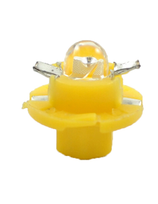 BAX 12V B8,4d 0,2W LED 1xFLUX 5mm ΚΙΤΡΙΝΟ 1ΤΕΜ.