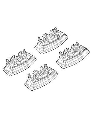 ΑΚΡΑ ΓΙΑ ΜΠΑΡΕΣ NORDRIVE ΓΙΑ KIA CEED 05/12+ KIT