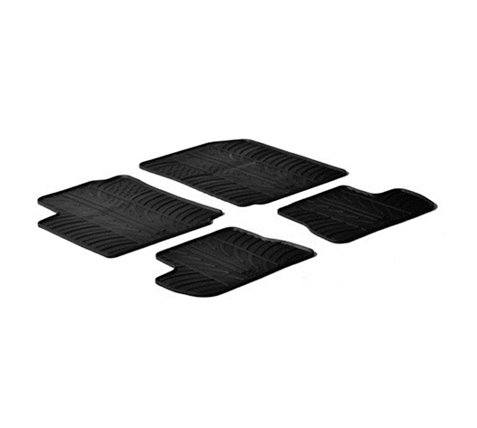LAMPA - ΠΑΤΑΚΙΑ ΑΥΤΟΚΙΝΗΤΟΥ ΑΠΟ ΛΑΣΤΙΧΟ ΓΙΑ CITROEN C2 10/2003-03/2010 ΣΕ ΜΑΥΡΟ ΧΡΩΜΑ ΧΩΡΙΣ ΚΟΥΜΠΩΜΑΤΑ - 4 ΤΕΜ.
