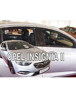 ΑΝΕΜΟΘΡΑΥΣΤΕΣ ΓΙΑ OPEL INSIGNIA II 5D 2017+ ΣΕΤ ΑΥΤΟΚΙΝΗΤΟΥ ΑΠΟ ΕΥΚΑΜΠΤΟ ΦΙΜΕ ΠΛΑΣΤΙΚΟ HEKO - 4 ΤΕΜ.