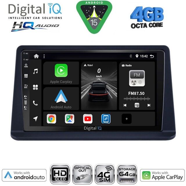 DIGITAL IQ BXK 19445_CPAA (9inc) MULTIMEDIA TABLET for MITSUBISHI PAJERO mod. 1999-2006