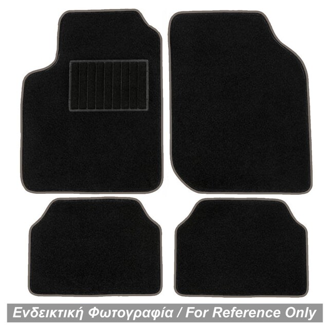 TYPE-B UNIVERSAL ΠΑΤΑΚΙΑ ΜΟΚΕΤΑ (ΜΑΥΡΟ ΜΕ ΓΚΡΙ ΡΕΛΙ) - 4 ΤΕΜ.