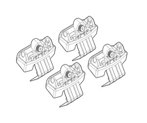 ΑΚΡΑ ΓΙΑ ΜΠΑΡΕΣ NORDRIVE ΓΙΑ KIA VENGA 2/10+ KIT