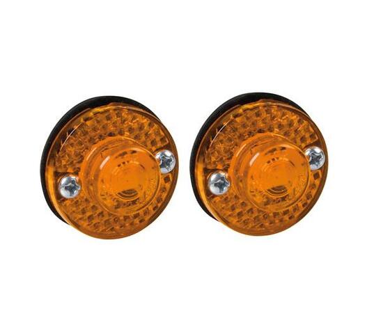 Φώτα Ογκου Φορτηγού 24V 1 Led 2τεμ Πορτοκαλί S-11