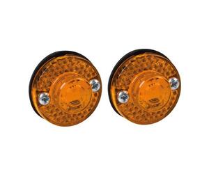 Φώτα Ογκου Φορτηγού 24V 1 Led 2τεμ Πορτοκαλί S-11
