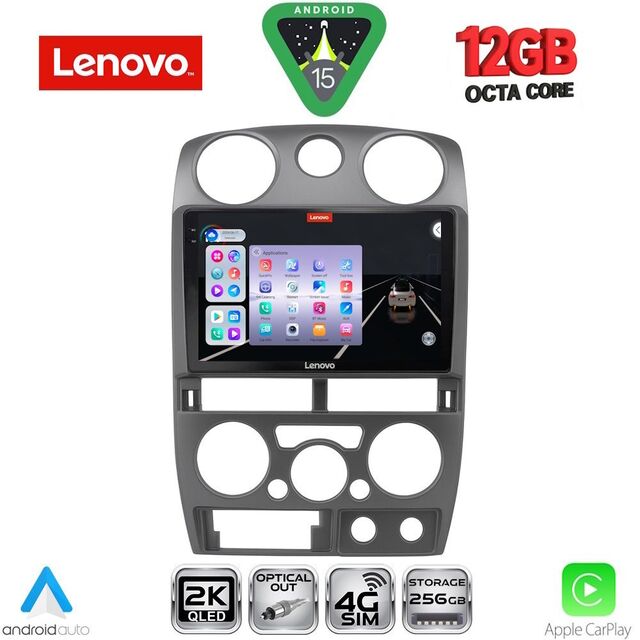 LENOVO SSZ 12254GR_CPA (9inc) MULTIMEDIA TABLET for ISUZU D-MAX mod. 2008-2012 (GREY)