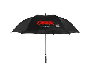 ΟΜΠΡΕΛΑ PROMO 129 Φ129cm ΑΝΤΙΑΝΕΜΙΚΗ ΜΕ ΑΥΤΟΜΑΤΟ ΑΝΟΙΓΜΑ ΛΟΓΟΤΥΠΟ LAMPA ΣΕ ΜΑΥΡΟ ΧΡΩΜΑ LAMPA - 1 ΤΕΜ.
