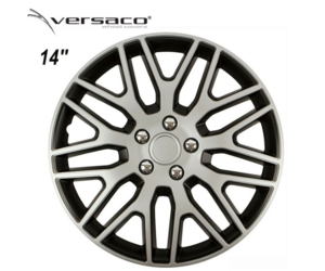 Τάσια 14'' Versaco Dakar Ασημί/Μαύρο