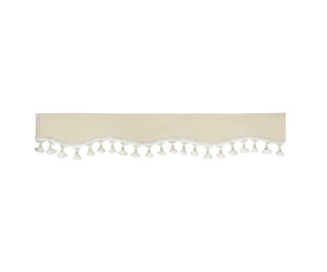 ΚΟΥΡΤΙΝΑ ΝΤΑΛΙΚΑΣ SINDY ΖΑΧΑΡΙ (CREAM) 240x18cm 1ΤΕΜ.