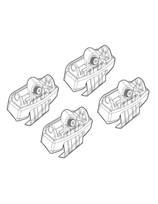 ΑΚΡΑ ΓΙΑ ΜΠΑΡΕΣ NORDRIVE ΓΙΑ KIA PICANTO 5D 5/11+ KIT