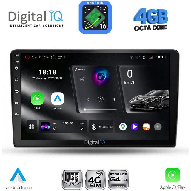 DIGITAL IQ RTG 6103B_CPA (9inc) MULTIMEDIA TABLET for DACIA DUSTER mod. 2012-2019
