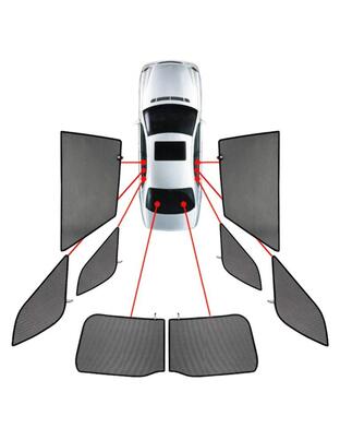 CarShades - ΚΟΥΡΤΙΝΑΚΙΑ  CAR SHADES ΓΙΑ BMW X4 F26 5D 2014+ - 8 ΤΕΜ. (PVC.BMW-X4-5-A)