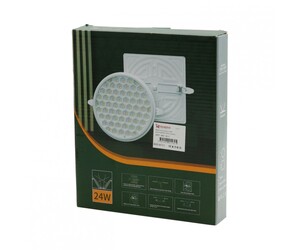LED ΠΑΝΕΛ 24w ΜΕ ΤΡΟΦΟΔΟΤΙΚΟ RH-011
