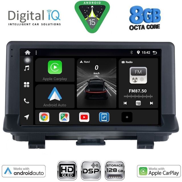 DIGITAL IQ BXF 7013_CPAA (9inc) MULTIMEDIA TABLET for AUDI Q3 mod. 2013-2018 (Low Version)