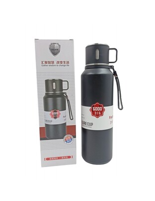 ΑΝΟΞΕΙΔΩΤΟ ΘΕΡΜΟΣ ΜΑΥΡΟ 1500ml ΜΕ ΚΑΠΑΚΙ-ΚΟΥΠΑ XZ-7809