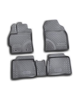 ΠΑΤΑΚΙΑ ΣΕ ΣΚΑΦΗ TPE ΛΑΣΤΙΧΟ ΓΙΑ TOYOTA PRIUS 10/2009-2016  ΣΕ ΜΑΥΡΟ ΧΡΩΜΑ NOVLINE - 4 ΤΕΜ.