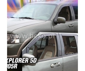 ΑΝΕΜΟΘΡΑΥΣΤΕΣ ΓΙΑ FORD EXPLORER 3 5D 2002-2005 ΖΕΥΓΑΡΙ ΑΠΟ ΕΥΚΑΜΠΤΟ ΦΙΜΕ ΠΛΑΣΤΙΚΟ HEKO - 2 ΤΕΜ.