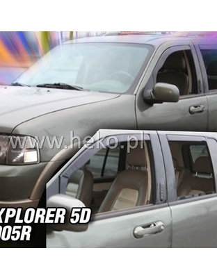 ΑΝΕΜΟΘΡΑΥΣΤΕΣ ΓΙΑ FORD EXPLORER 3 5D 2002-2005 ΖΕΥΓΑΡΙ ΑΠΟ ΕΥΚΑΜΠΤΟ ΦΙΜΕ ΠΛΑΣΤΙΚΟ HEKO - 2 ΤΕΜ.