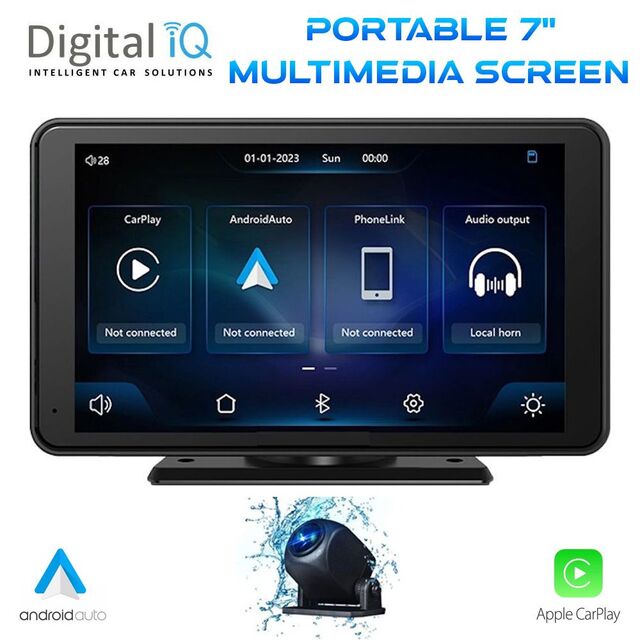 DIGITAL IQ PNA 7000_CPA (7inc) (PORTABLE MULTIMEDIA CARPLAY &amp; ANDROID AUTO)