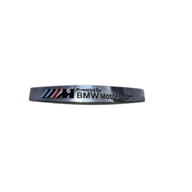 Αυτοκόλλητο μεταλλικό 10x1cm - Bmw