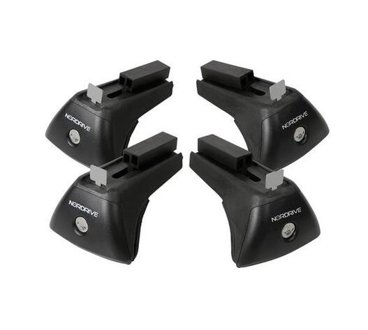 KIT ΑΚΡΑ (ΠΟΔΙΑ) RAIL-X ΓΙΑ ΣΙΔΕΡΕΝΙΕΣ ΜΠΑΡΕΣ QUADRA NORDRIVE ME FLUSH RAILING ME ΚΛΕΙΔΙ - 4 TEM.