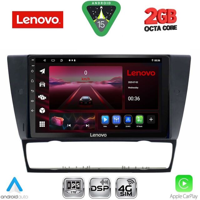 LENOVO LVF 5043_CPA (9inc) MULTIMEDIA TABLET for BMW E90-E91-E92-E93 mod. 2005-2012