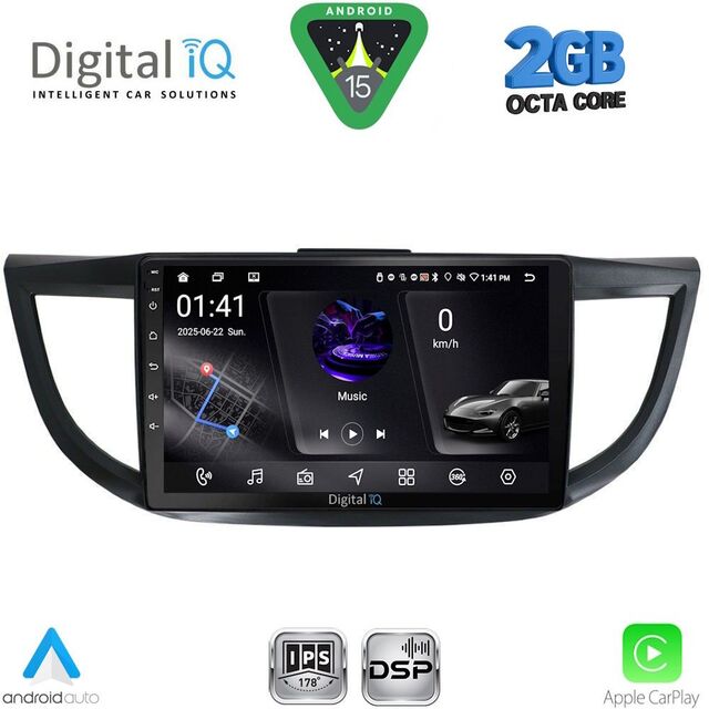DIGITAL IQ RSF 4198_CPA (10inc) MULTIMEDIA TABLET for HONDA CRV mod. 2013-2017